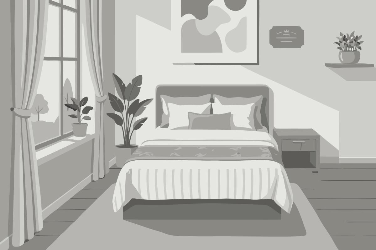 Bed in een Gemengde Slaapzaal met 6 Bedden